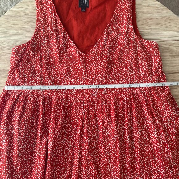 V-Neck Tiered Midi Dress | GAP - Picture 4 of 4